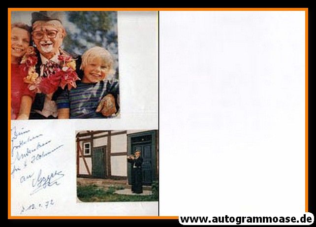 Autogramm Zirkus | ??? Gyggles | 1970er (Clown)