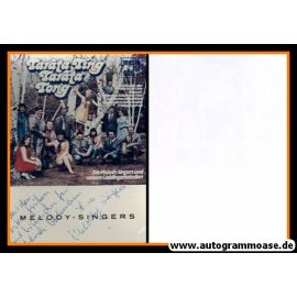 Autogramm Schlager | MELODY-SINGERS | 1970er (Gruppenbild Color)