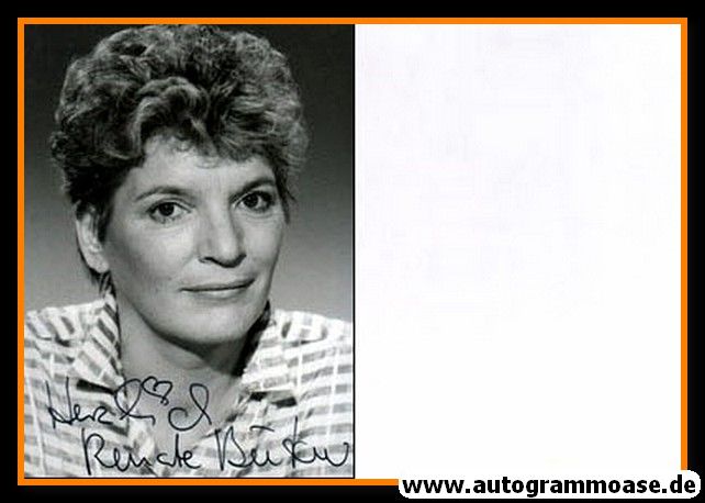Autogramm TV | ARD | Renate BÜTOW | 1990er (Portrait Color)