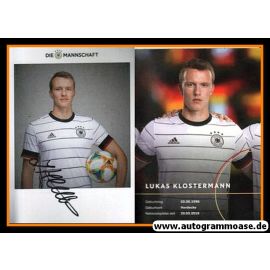 Autogramm Fussball | DFB | 2020 Adidas | Lukas KLOSTERMANN