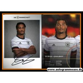 Autogramm Fussball | DFB | 2020 Adidas | Serge GNABRY