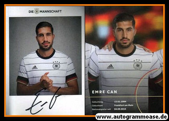 Autogramm Fussball | DFB | 2020 Adidas | Emre CAN