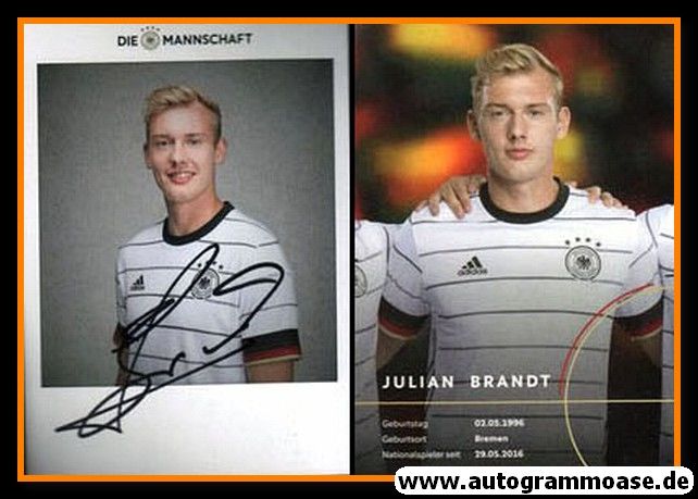 Autogramm Fussball | DFB | 2020 Adidas | Julian BRANDT