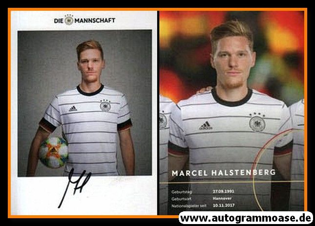 Autogramm Fussball | DFB | 2020 Adidas | Marcel HALSTENBERG