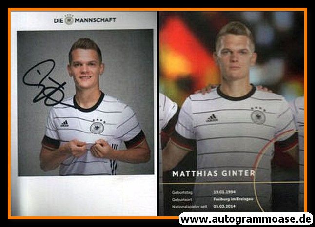 Autogramm Fussball | DFB | 2020 Adidas | Matthias GINTER