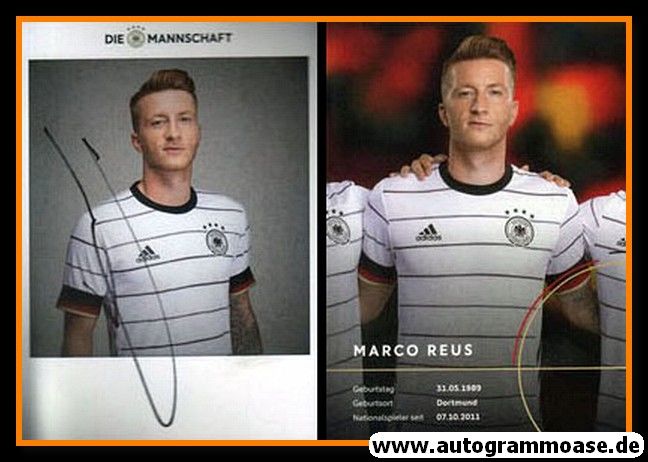 Autogramm Fussball | DFB | 2020 Adidas | Marco REUS