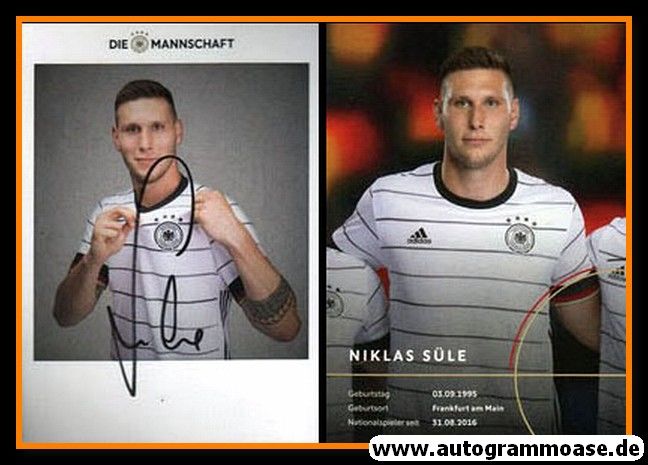 Autogramm Fussball | DFB | 2020 Adidas | Niklas SÜLE