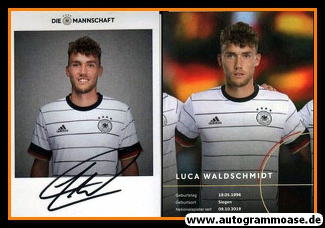 Autogramm Fussball | DFB | 2020 Adidas | Luca WALDSCHMIDT