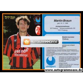 Autogramm Fussball | SC Freiburg | 1994-1 | Martin BRAUN