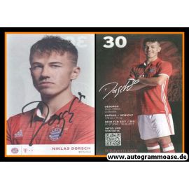 Autogramm Fussball | FC Bayern München | 2016 | Niklas DORSCH