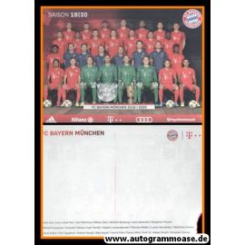 Mannschaftskarte Fussball | FC Bayern München | 2019