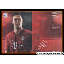 Autogramm Fussball | FC Bayern München | 2019 | Niklas SÜLE