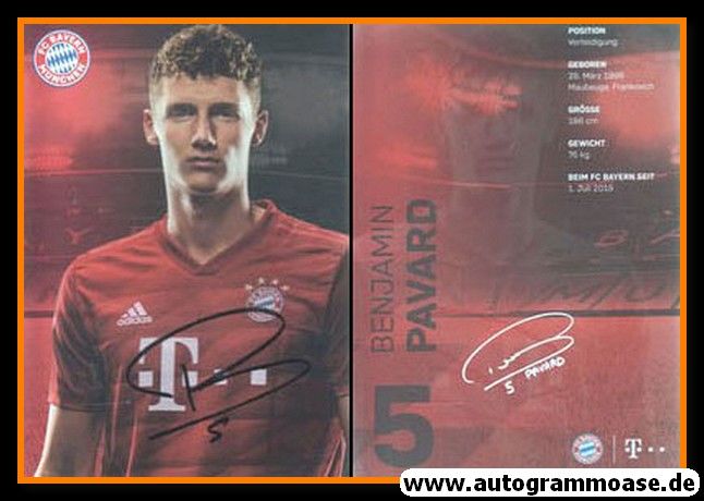 Autogramm Fussball | FC Bayern München | 2019 | Benjamin PAVARD