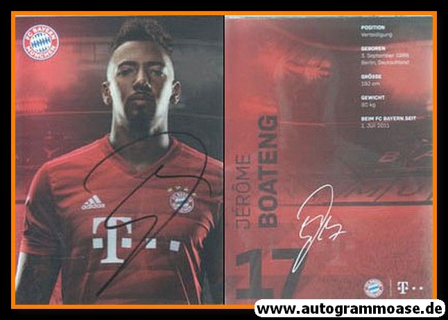Autogramm Fussball | FC Bayern München | 2019 | Jerome BOATENG