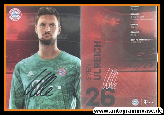Autogramm Fussball | FC Bayern München | 2019 | Sven ULREICH