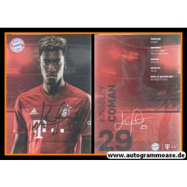 Autogramm Fussball | FC Bayern München | 2019 | Kingsley COMAN