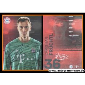 Autogramm Fussball | FC Bayern München | 2019 | Christian FRÜCHTL