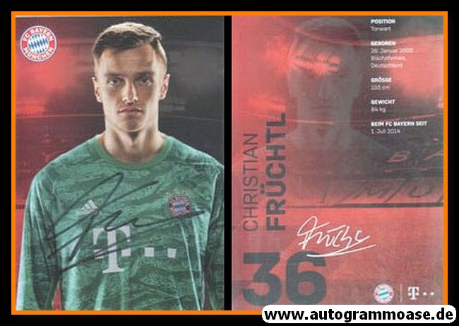 Autogramm Fussball | FC Bayern München | 2019 | Christian FRÜCHTL