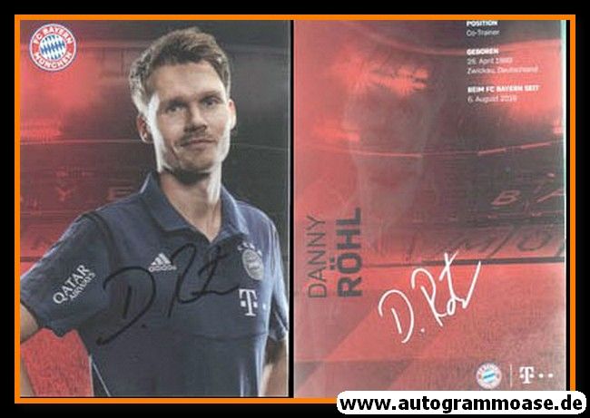 Autogramm Fussball | FC Bayern München | 2019 | Dany RÖHL