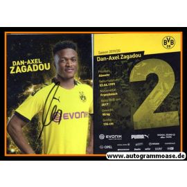 Autogramm Fussball | Borussia Dortmund | 2019 | Dan-Axel ZAGADOU