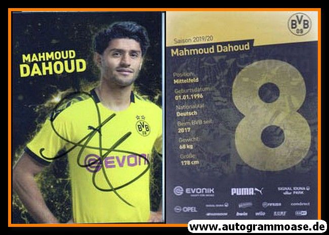 Autogramm Fussball | Borussia Dortmund | 2019 | Mahmoud DAHOUD