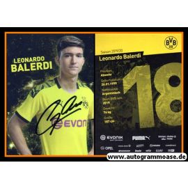 Autogramm Fussball | Borussia Dortmund | 2019 | Leonardo BALERDI