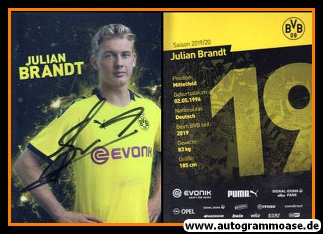 Autogramm Fussball | Borussia Dortmund | 2019 | Julian BRANDT