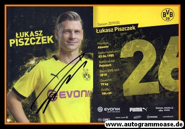 Autogramm Fussball | Borussia Dortmund | 2019 | Lukasz PISZCZEK