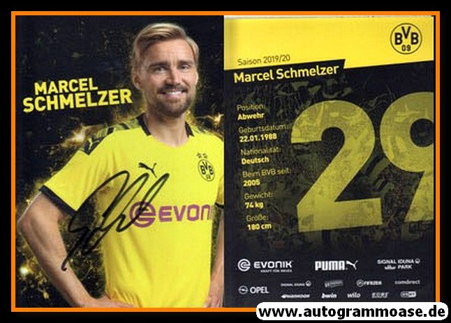 Autogramm Fussball | Borussia Dortmund | 2019 | Marcel SCHMELZER