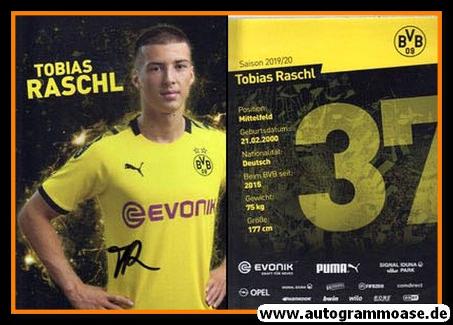 Autogramm Fussball | Borussia Dortmund | 2019 | Tobias RASCHL