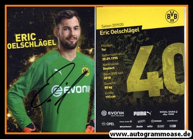Autogramm Fussball | Borussia Dortmund | 2019 | Eric OELSCHLÄGEL