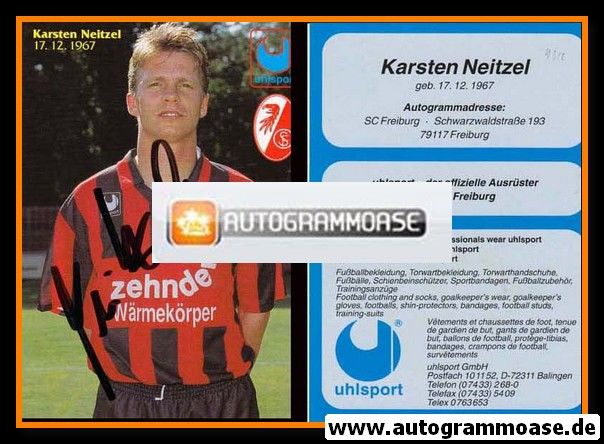 Autogramm Fussball | SC Freiburg | 1994-1 | Karsten NEITZEL