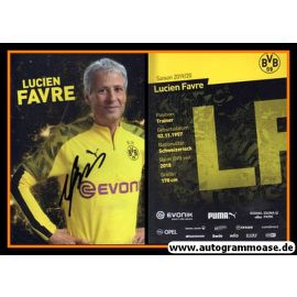 Autogramm Fussball | Borussia Dortmund | 2019 | Lucien FAVRE