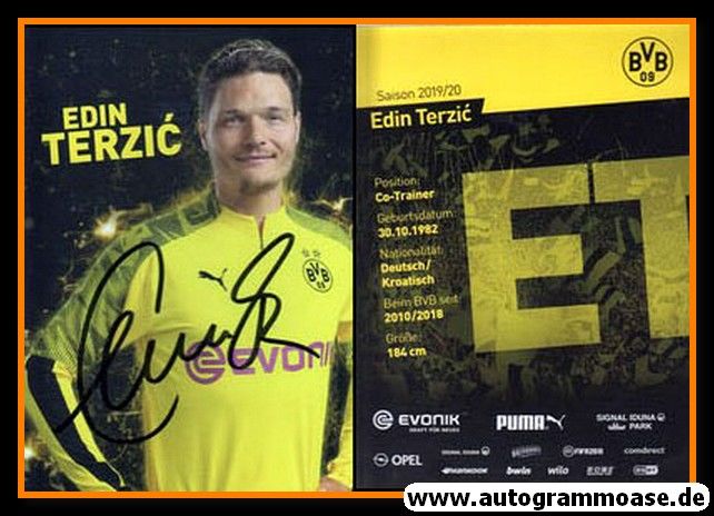 Autogramm Fussball | Borussia Dortmund | 2019 | Edin TERZIC