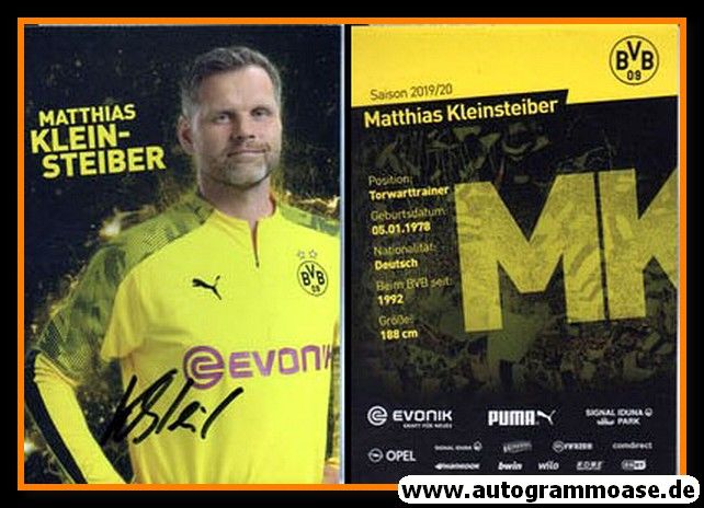 Autogramm Fussball | Borussia Dortmund | 2019 | Matthias KLEINSTEIBER
