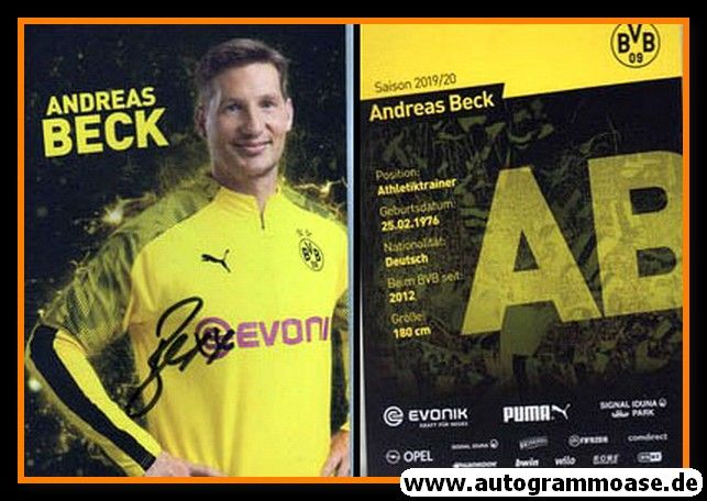 Autogramm Fussball | Borussia Dortmund | 2019 | Andreas BECK