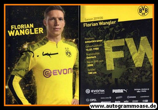 Autogramm Fussball | Borussia Dortmund | 2019 | Florian WANGLER