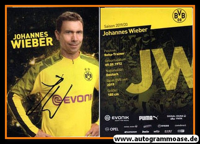Autogramm Fussball | Borussia Dortmund | 2019 | Johannes WIEBER