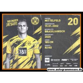 Autogramm Fussball | Borussia Dortmund | 2020 | Reinier JESUS