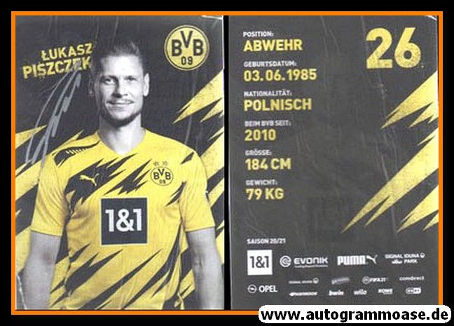 Autogramm Fussball | Borussia Dortmund | 2020 | Lukasz PISZCZEK