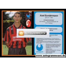 Autogramm Fussball | SC Freiburg | 1994-1 | Axel SUNDERMANN