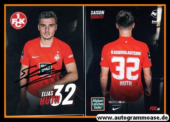 Autogramm Fussball | 1. FC Kaiserslautern | 2020 | Elias HUTH
