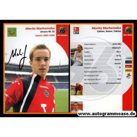 Autogramm Fussball | Hannover 96 | 2005 | Moritz MARHEINEKE