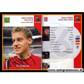 Autogramm Fussball | Hannover 96 | 2005 | Sören HALFAR