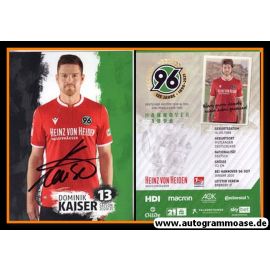 Autogramm Fussball | Hannover 96 | 2020 | Dominik KAISER