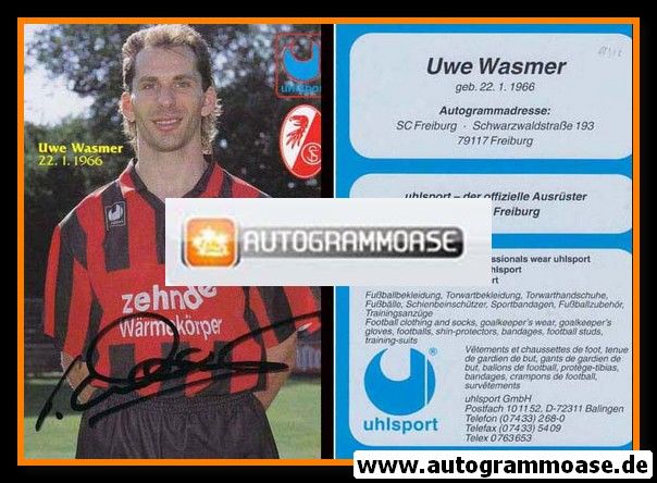 Autogramm Fussball | SC Freiburg | 1994-1 | Uwe WASSMER