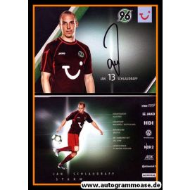 Autogramm Fussball | Hannover 96 | 2013 | Jan SCHLAUDRAFF