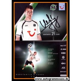 Autogramm Fussball | Hannover 96 | 2013 | Konstantin FUHRY