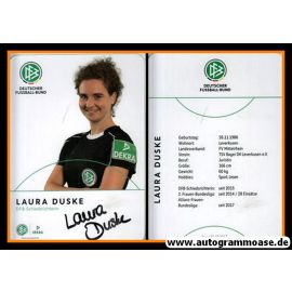 Autogramm Fussball | Schiedsrichter | 2017 Dekra | Laura DUSKE
