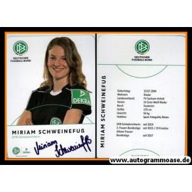 Autogramm Fussball | Schiedsrichter | 2017 Dekra | Miriam SCHWEINEFUSS